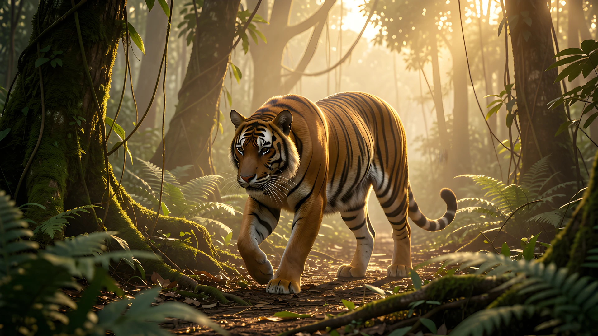 Tiger Morning Glow