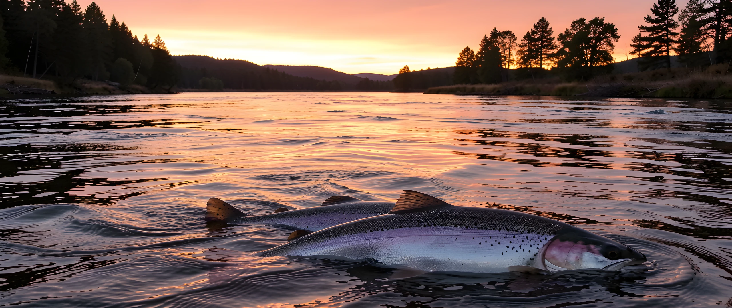 River Salmon Dawn