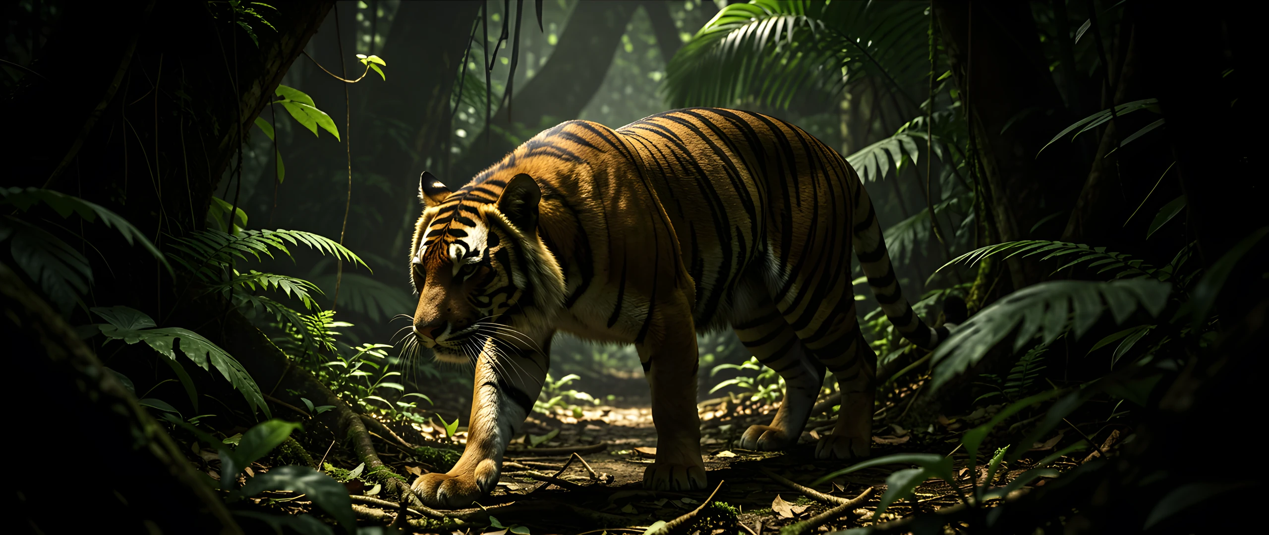 Dark Tiger Roams