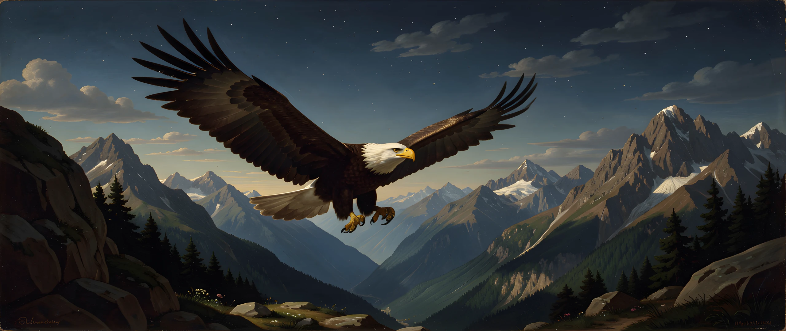Eagle Soars At