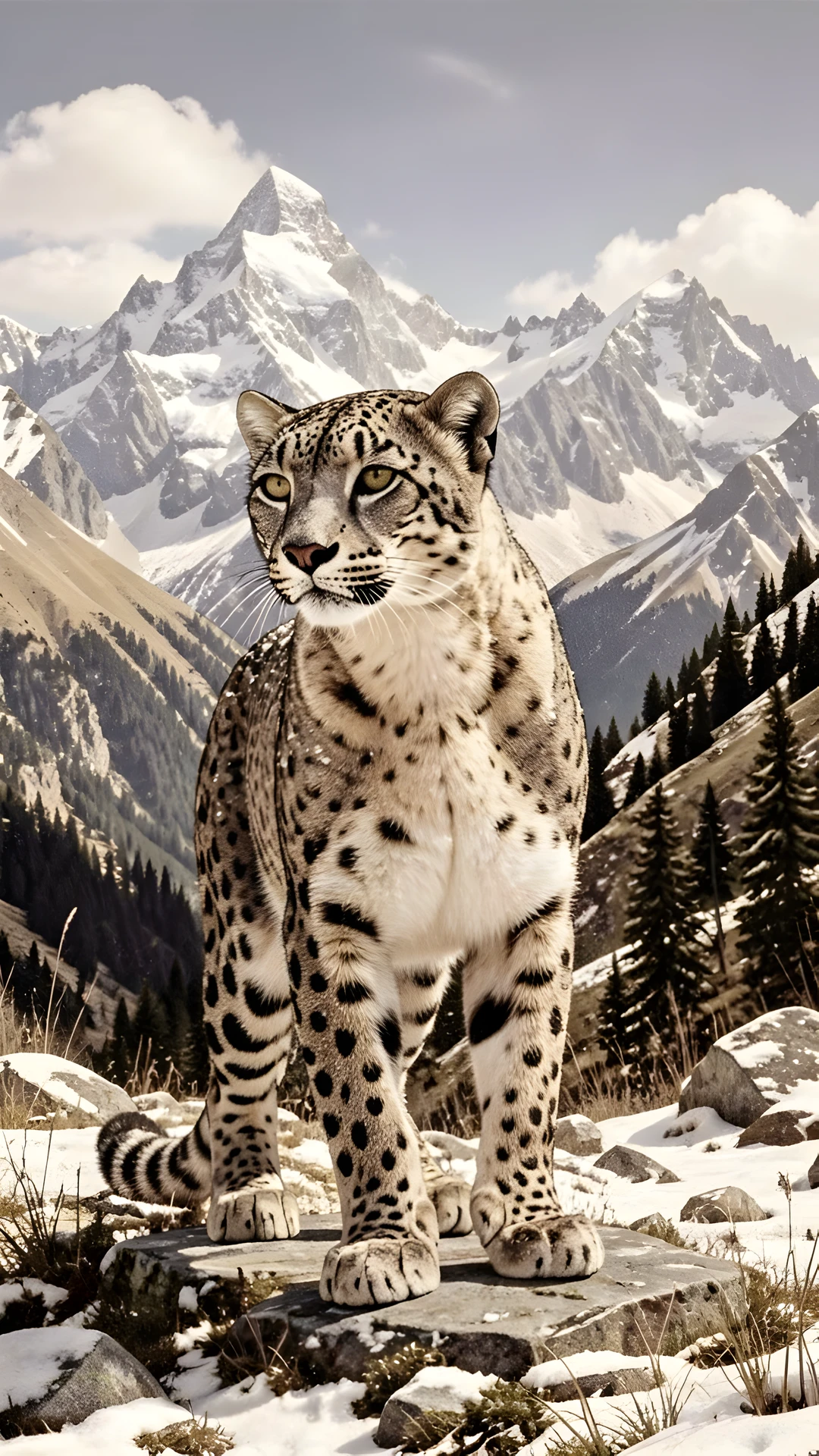 Winter Leopard Peak