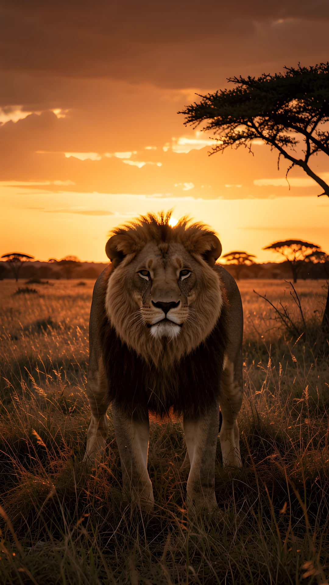 Golden Lion Sunset