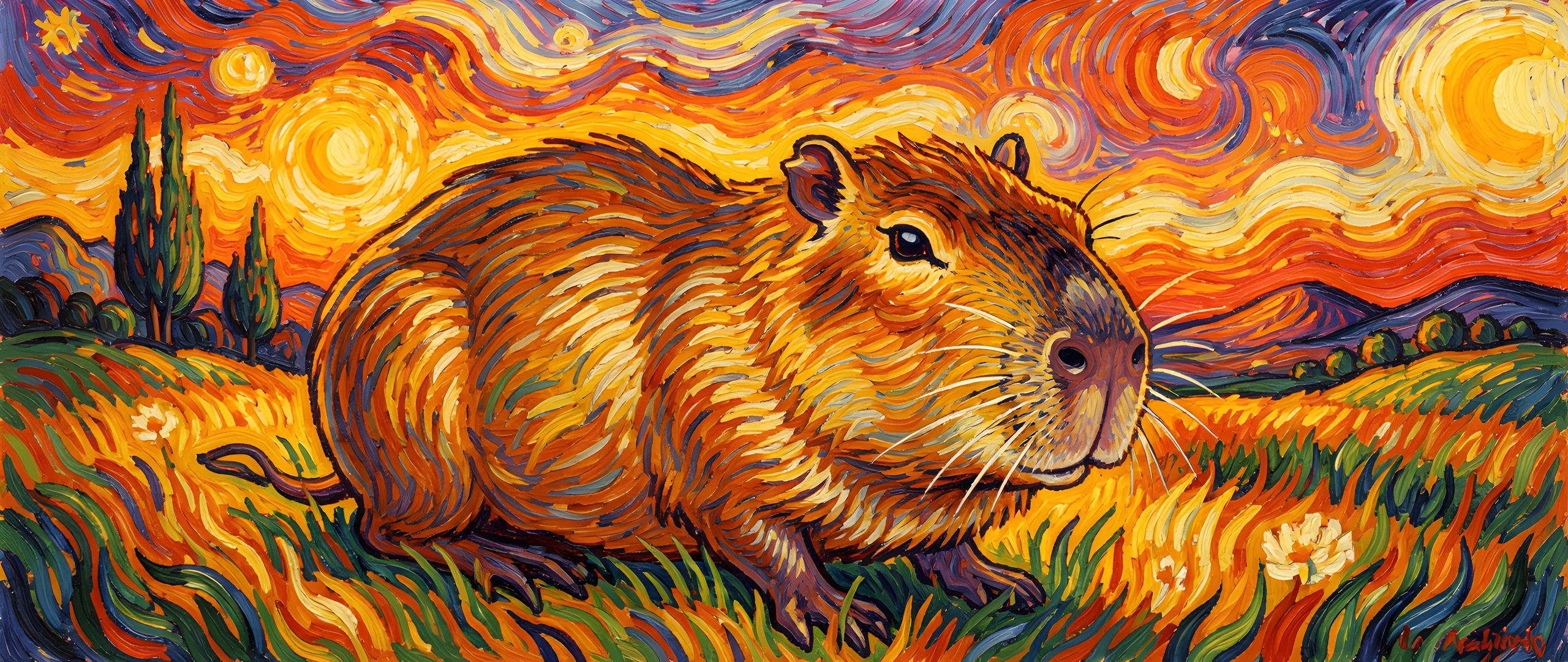 Van Gogh Sunset
