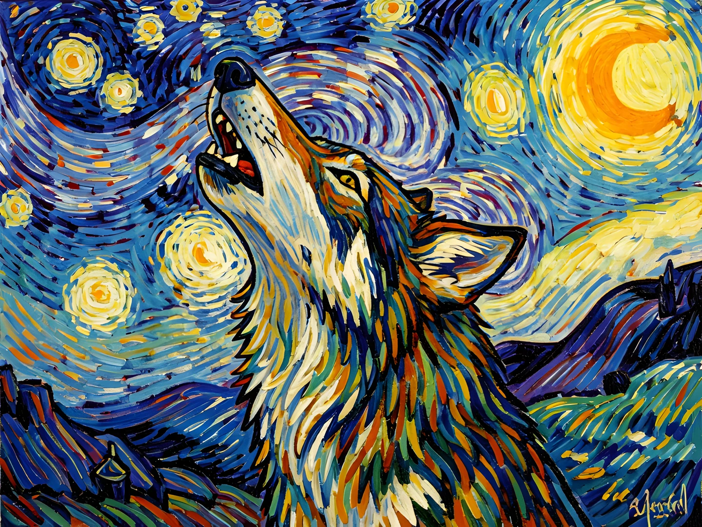 Starry Night Sky