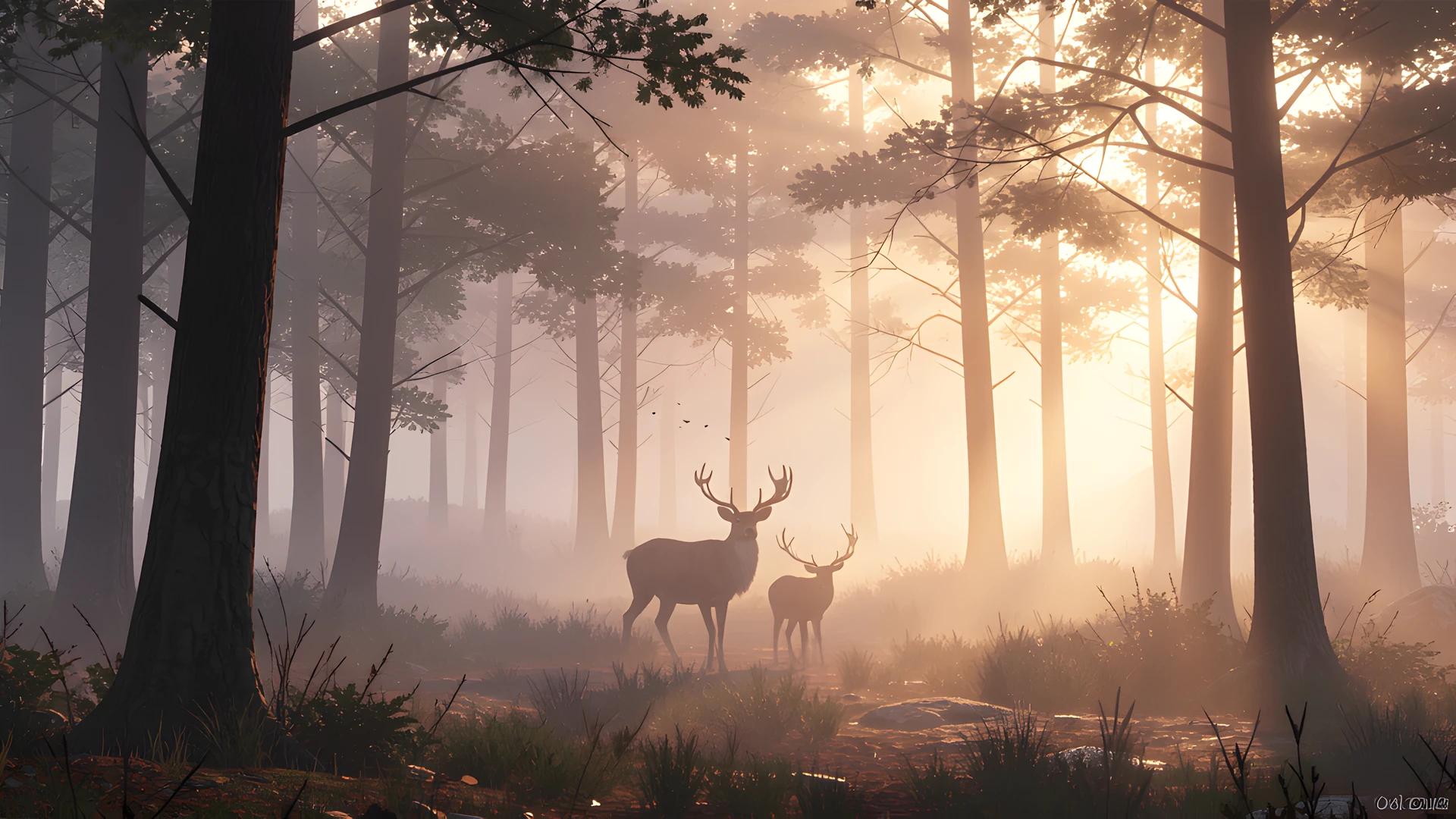 Frosted Forest Dawn