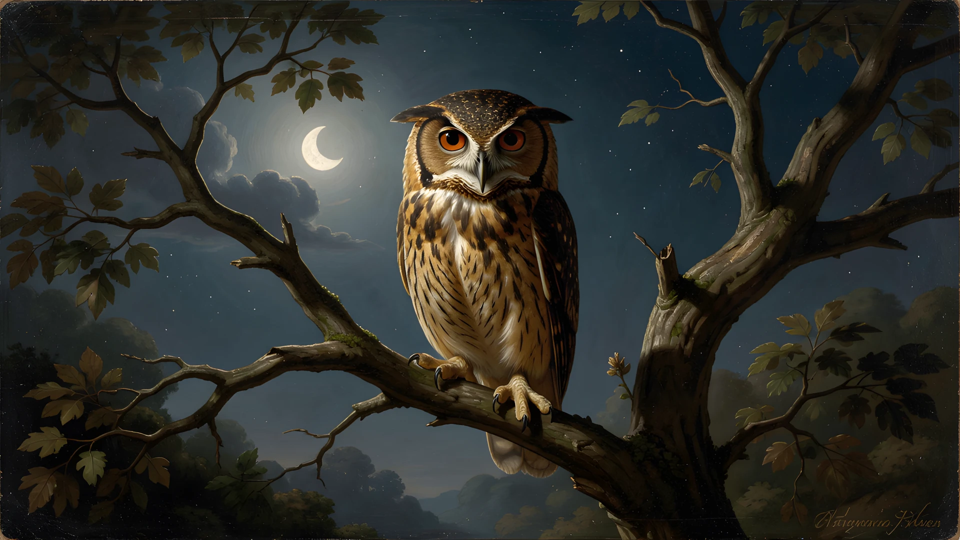 Whispering Woodland Scene