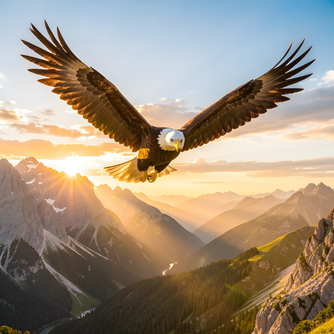 Golden Eagle Soars