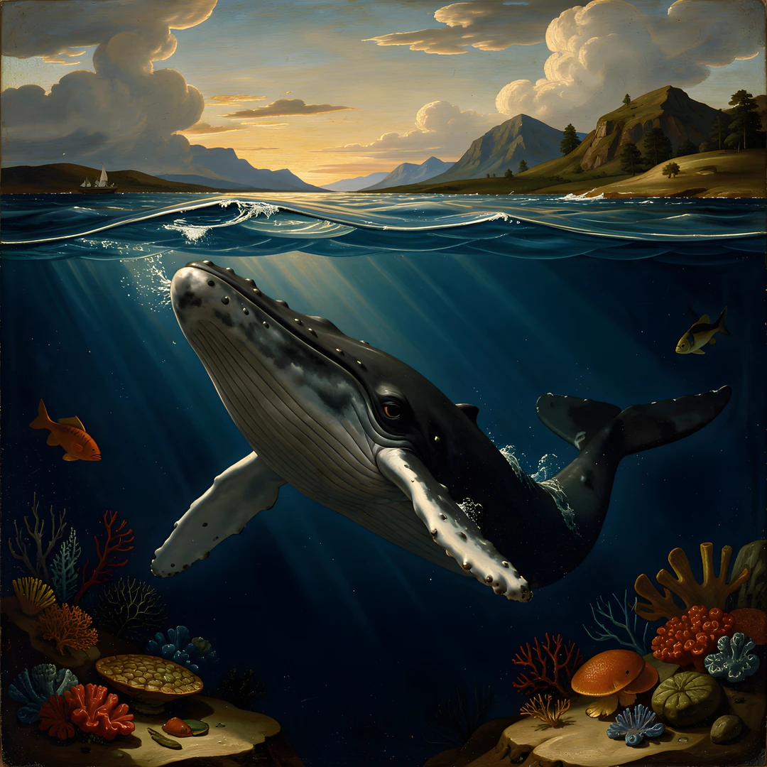 Whale In Haze