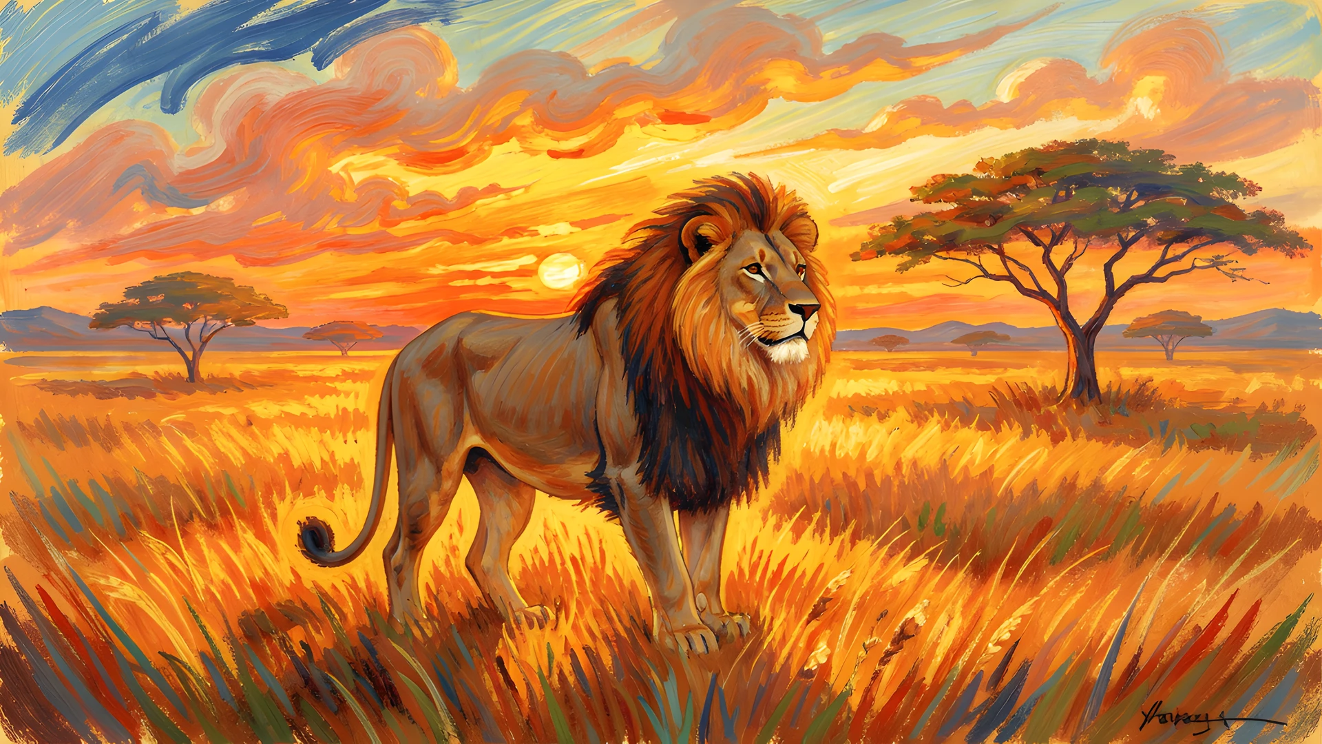 Savanna Sunset Gold