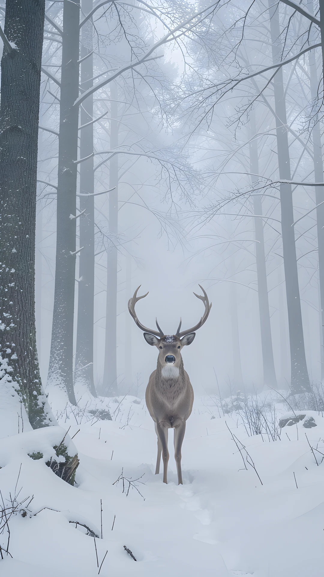 Winter Woodland Scene