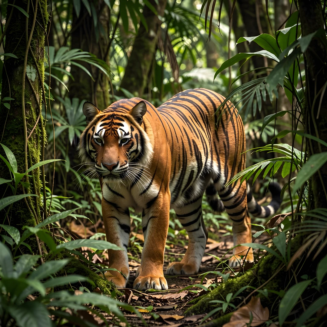 Tiger Jungle Night