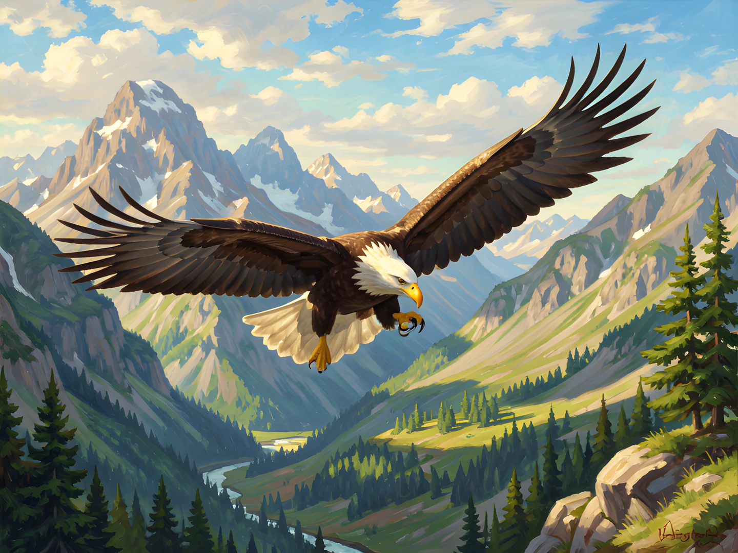 Eagle Soars High