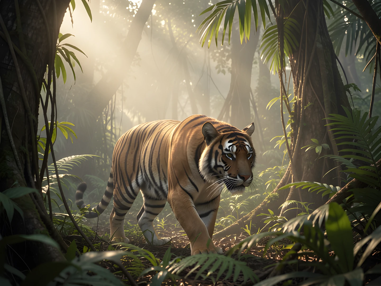 Tiger Morning Glow