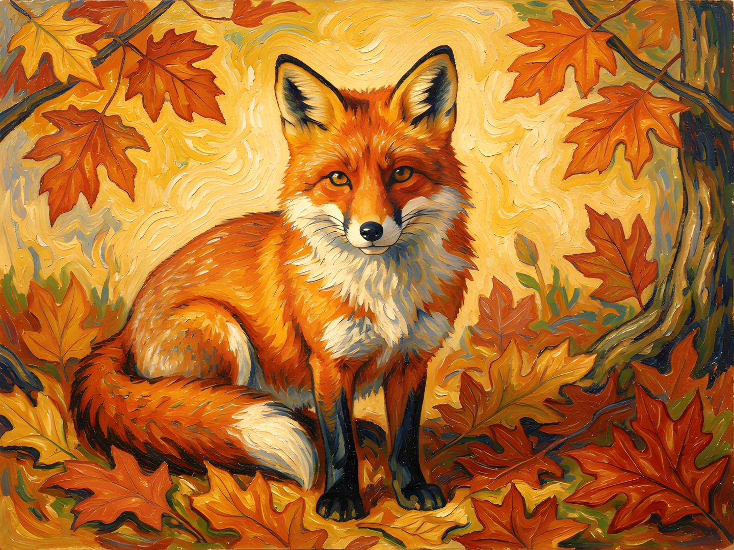 Soft Autumn Leaves
