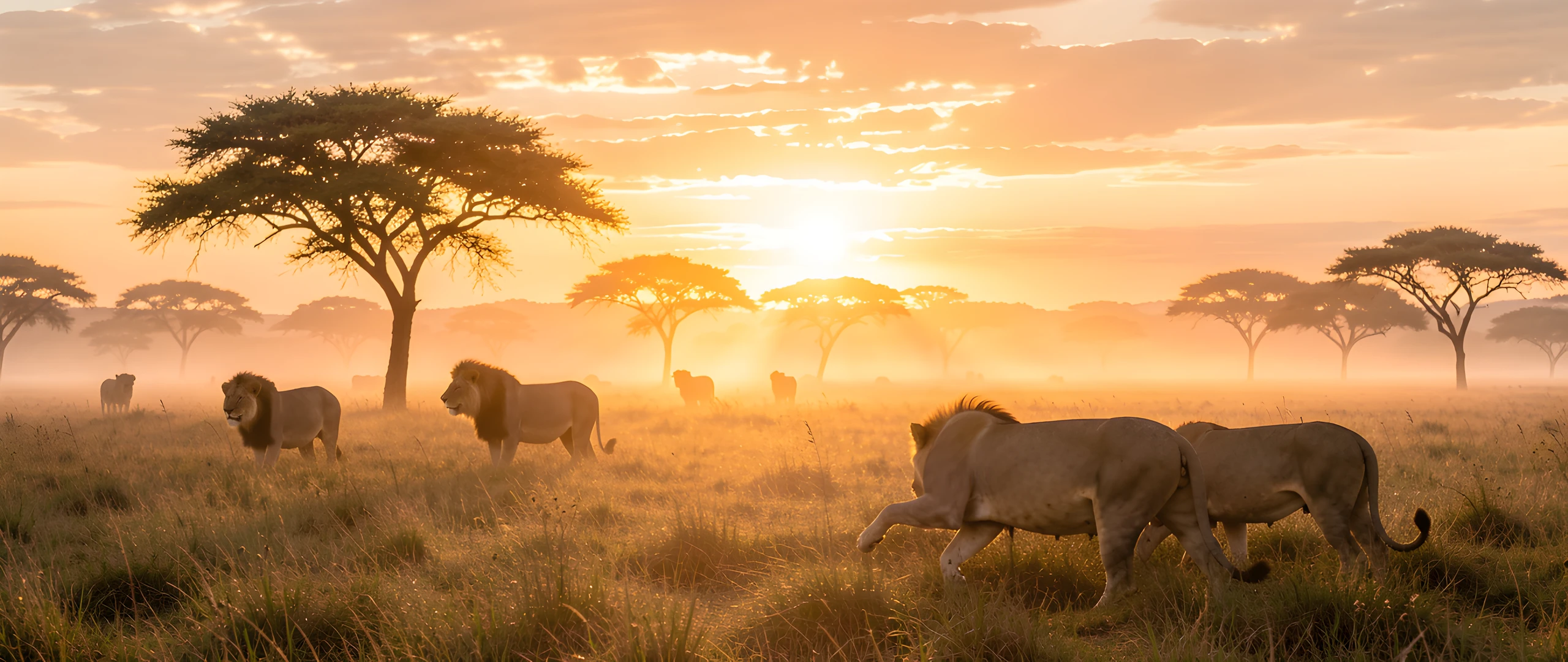 Golden Lion Sunset