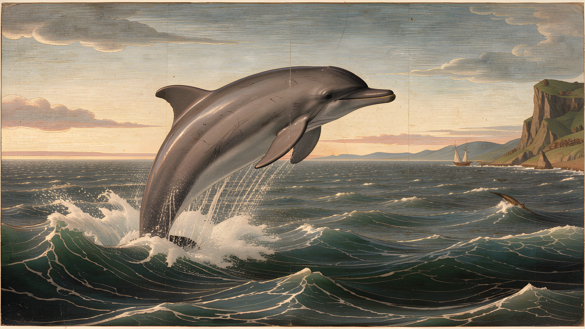 Leaning Dolphin Jump
