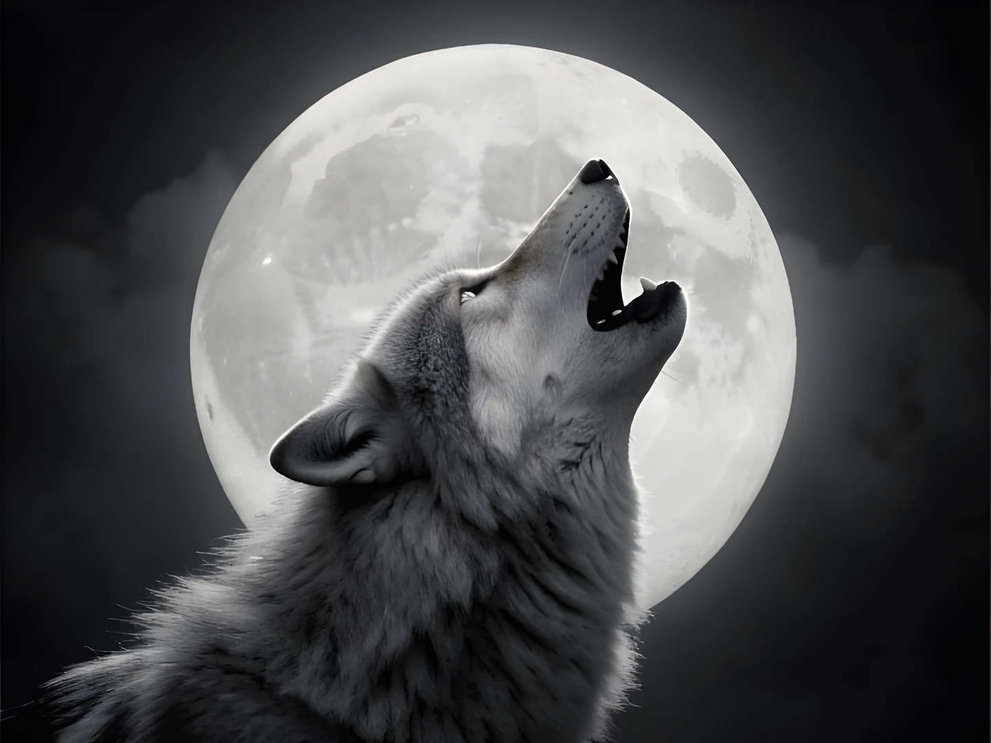 Moonlit Wolf Pack