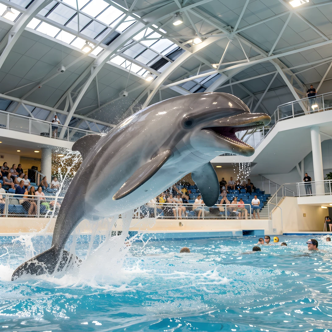 Dolphin Jump Splash
