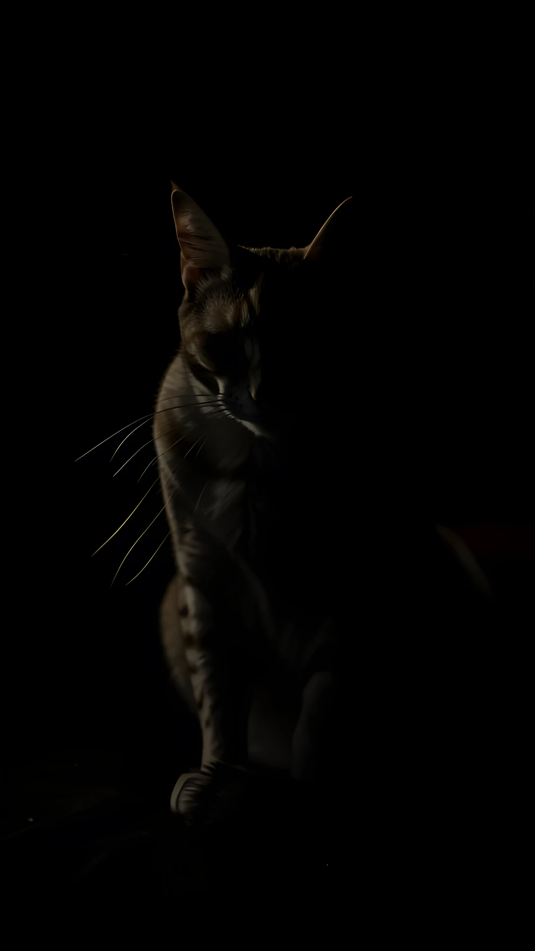 Whiskered Shadow Play
