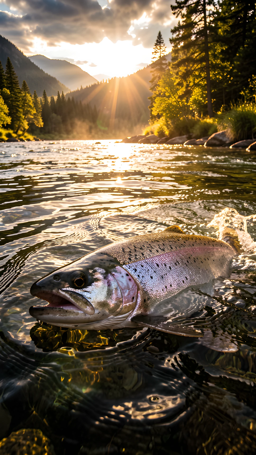 Ocean Waves Mountain