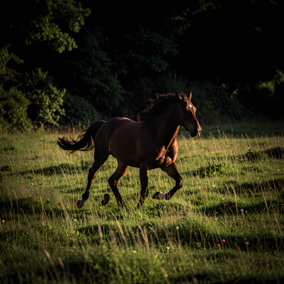 Elegant Dark Rider