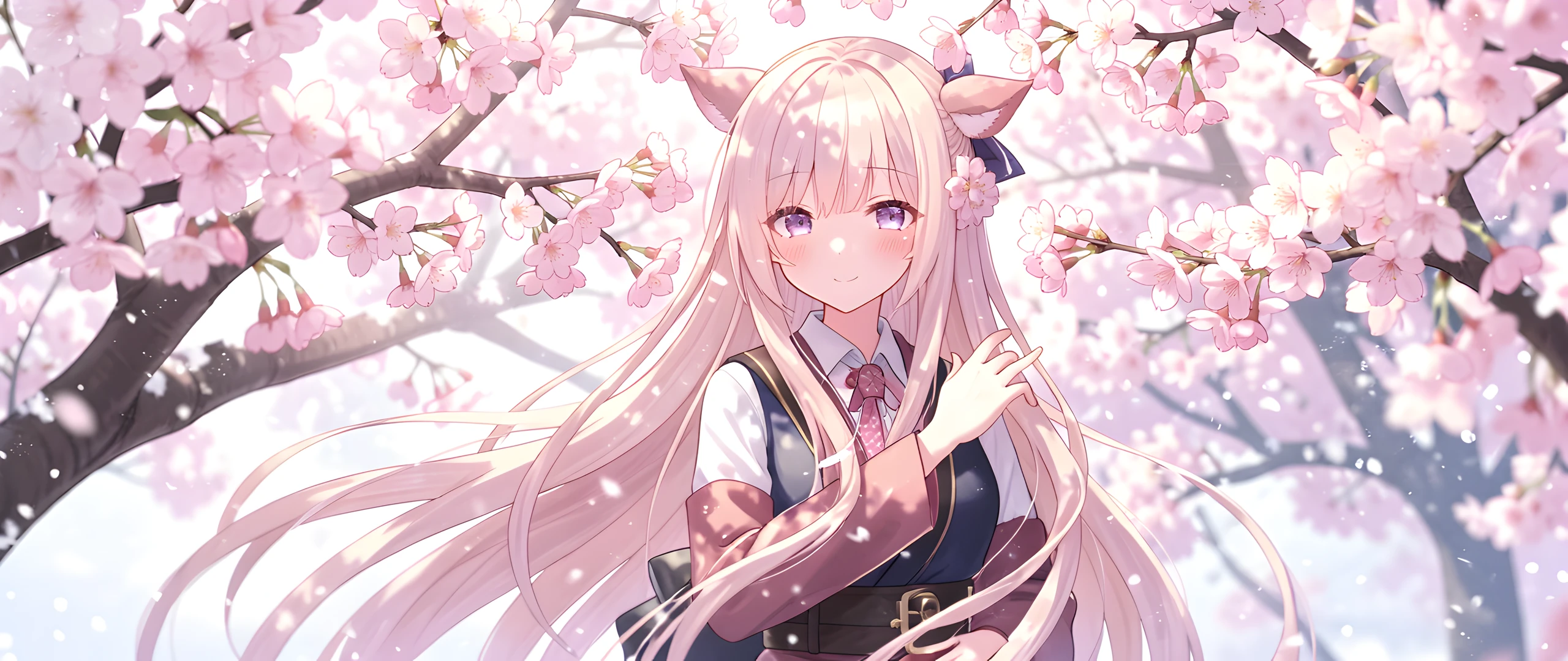 Snowy Cherry Blossom