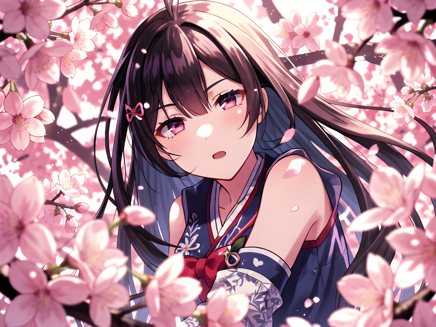 Blooming Sakura Girl
