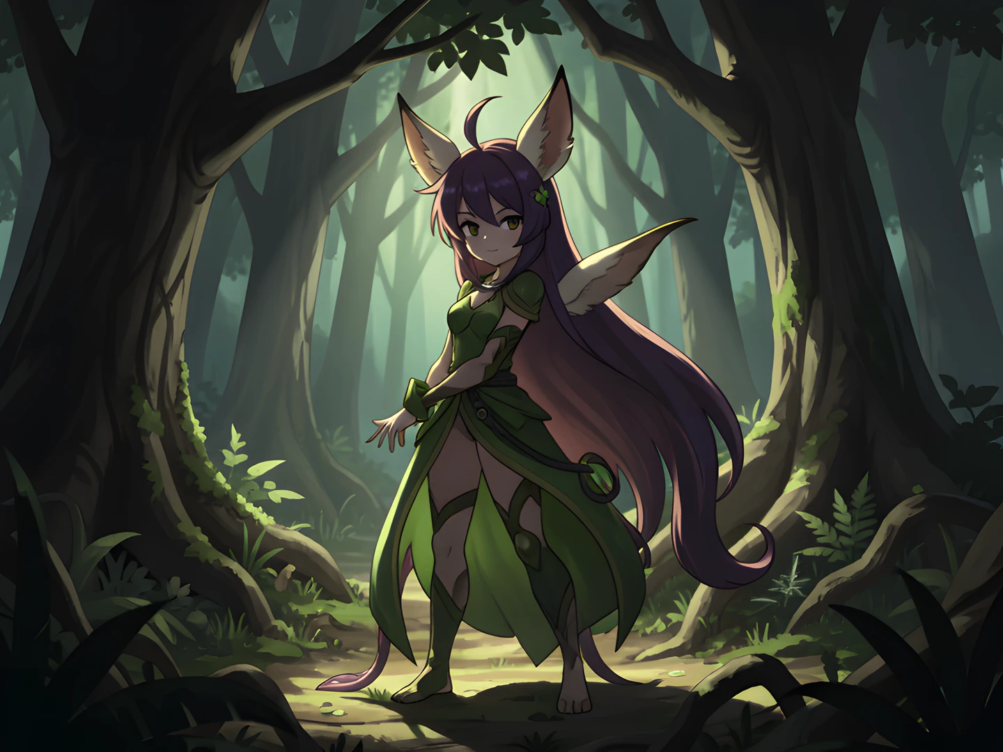 Moonlit Woodland