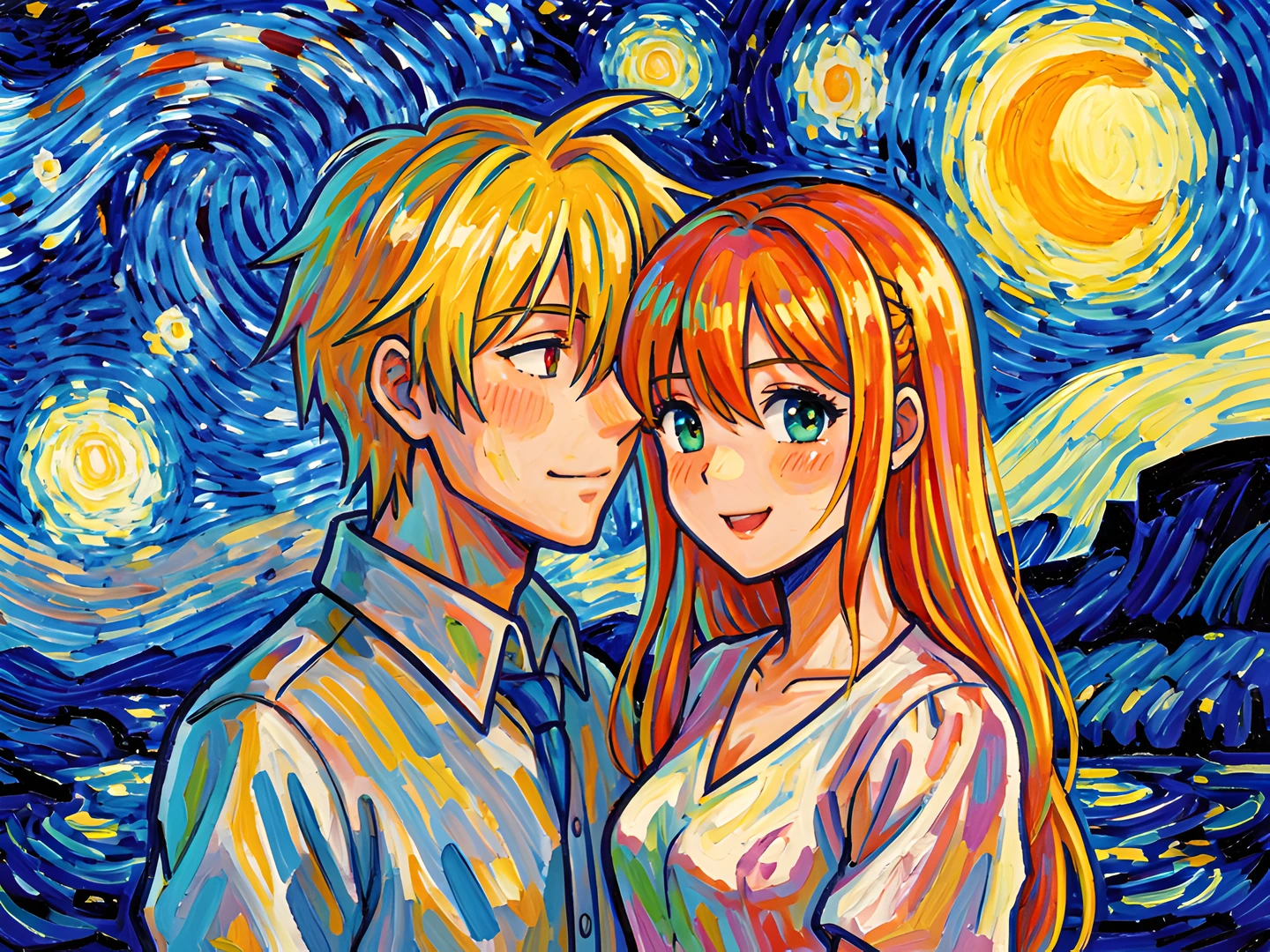 Whimsical Starry Night