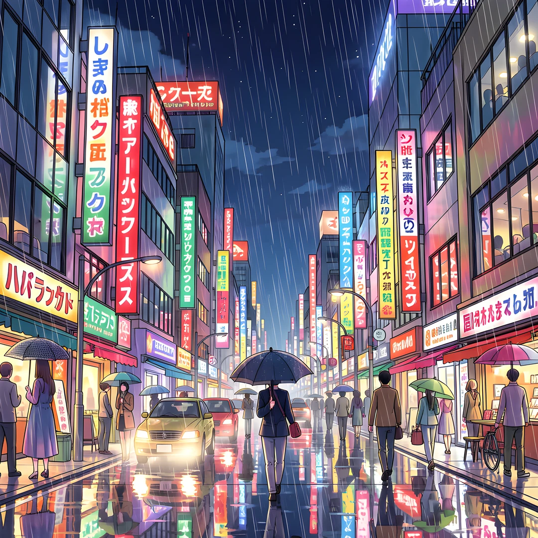 Neon Cityscape