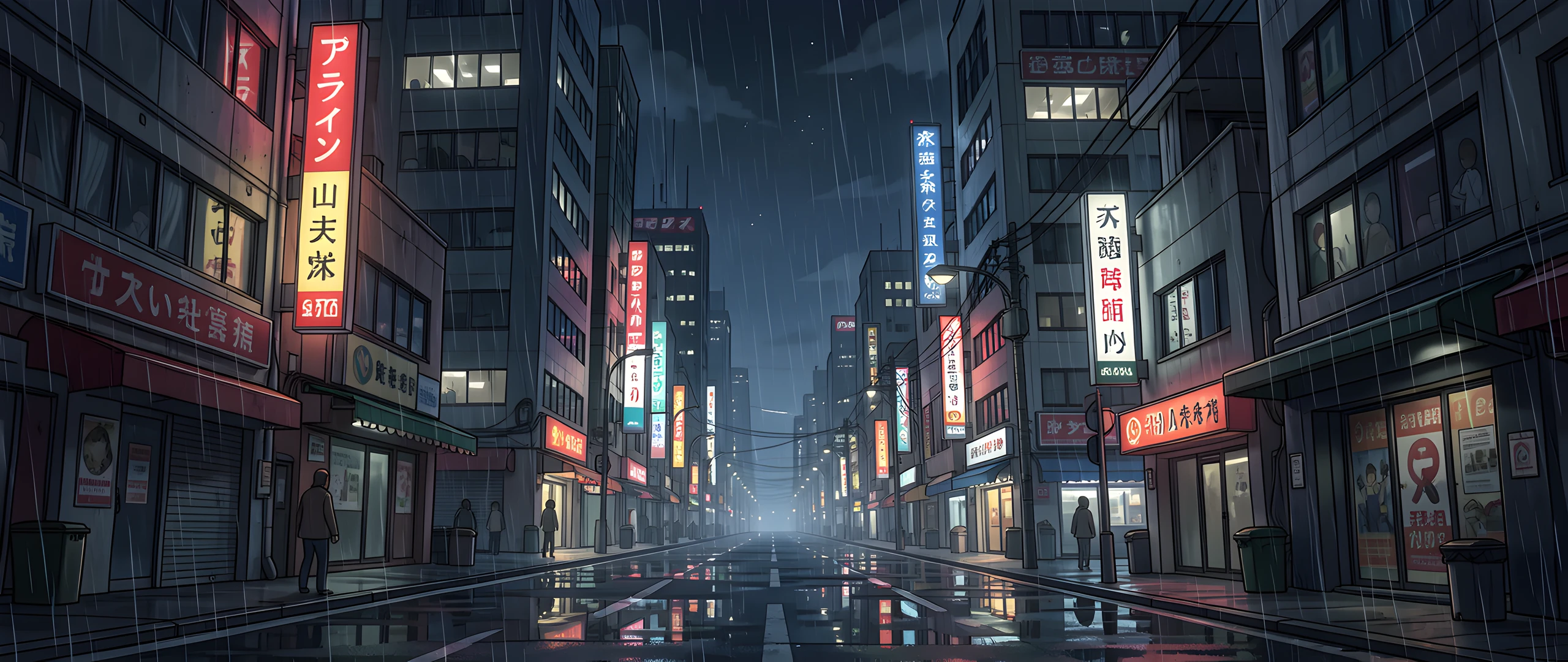 Rainy City Streets