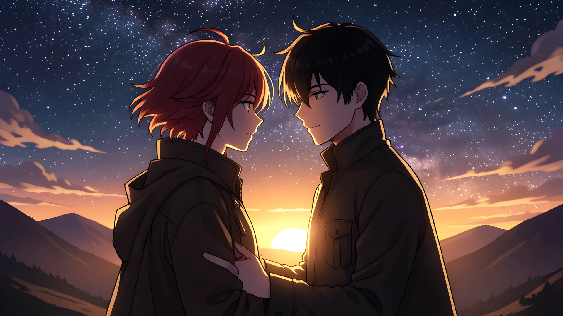 Golden Love Scene
