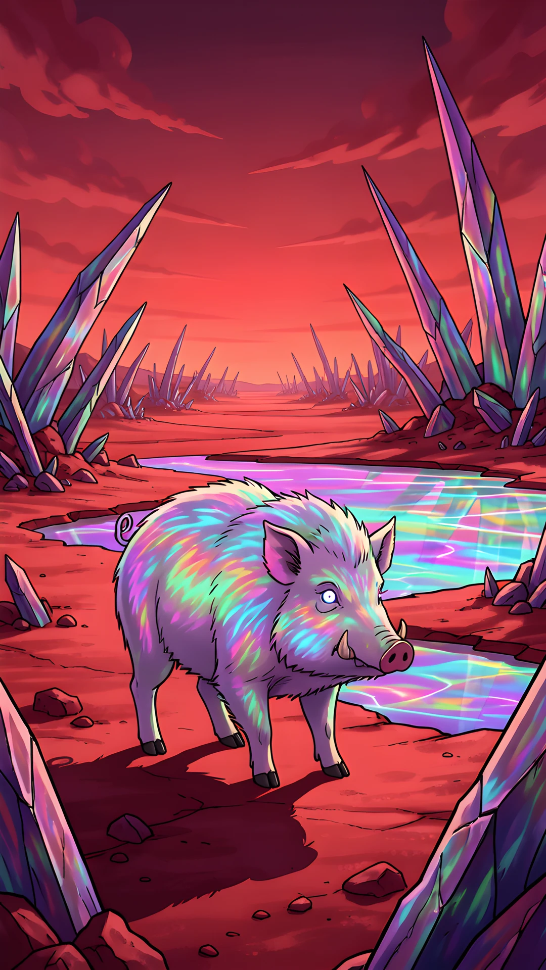 Glowing Desert Shards