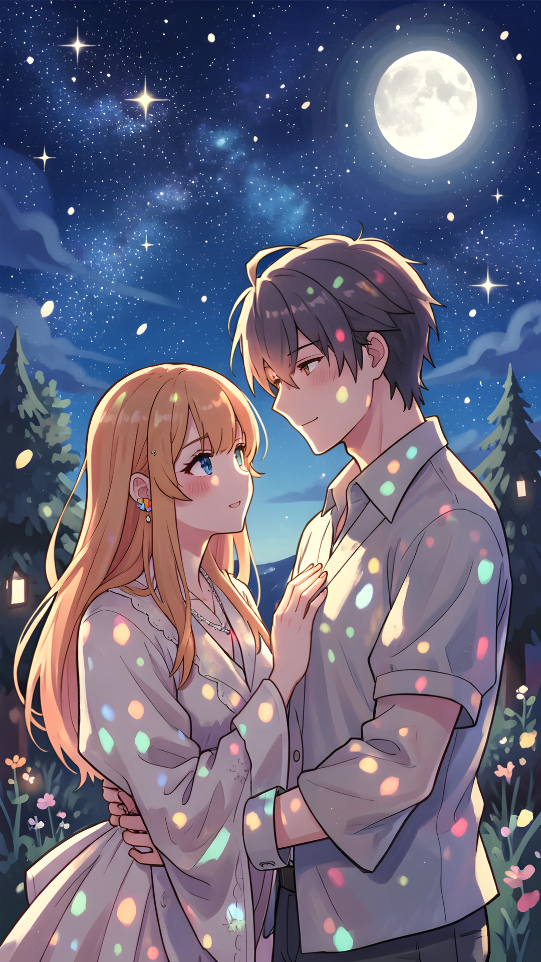 Moonlit Couple