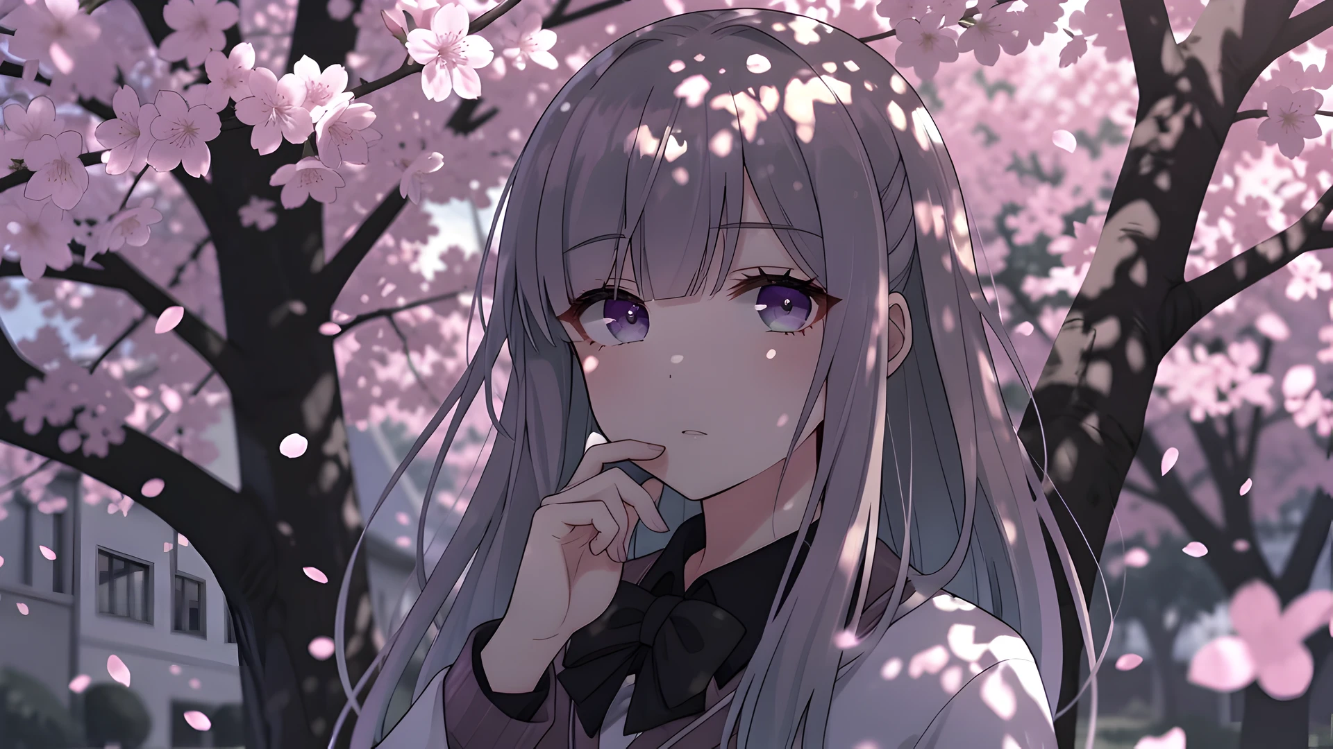 Blooming Sakura Girl