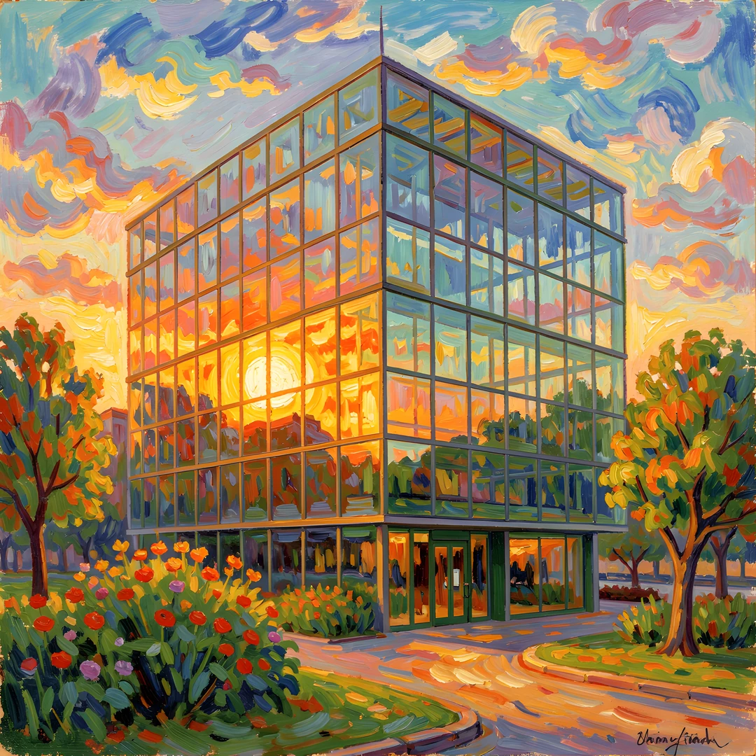 Impressionist Cityscape