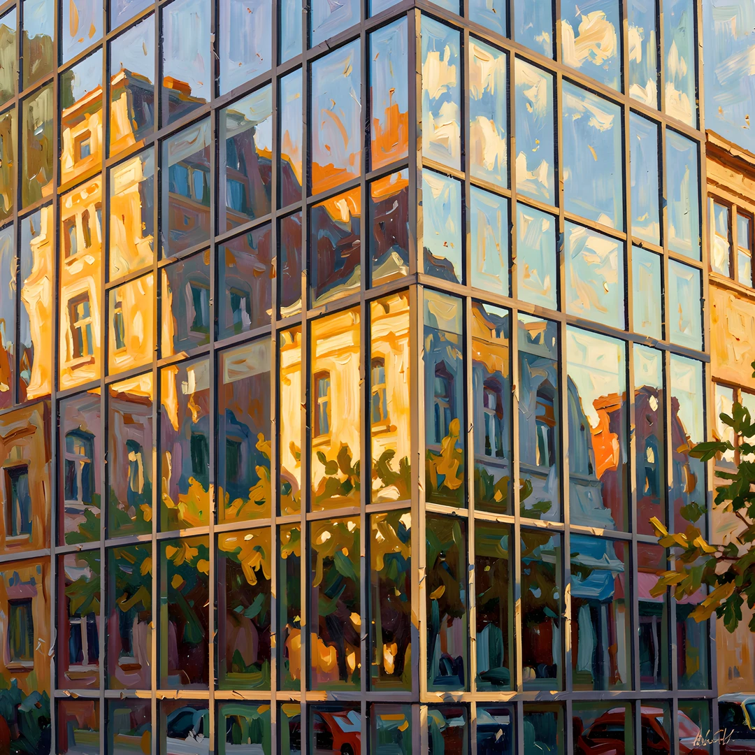 Impressionist Glass House