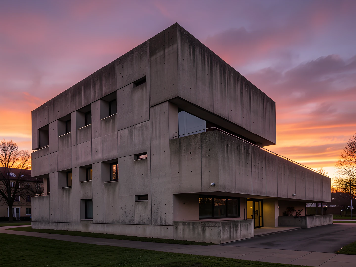 Grey Concrete Horizon