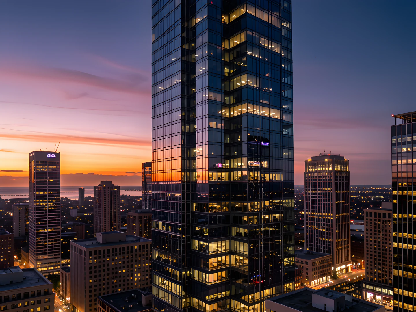 City Skyline Portrait