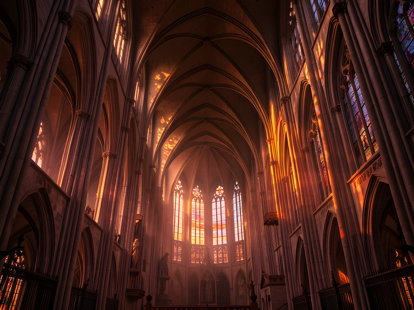 Gothic Sunset Glow