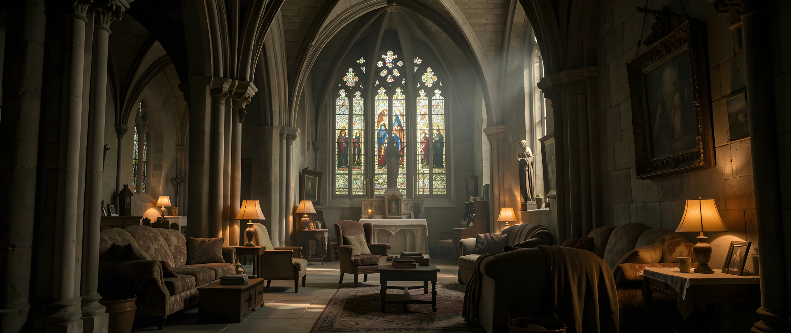 Gothic Manor Hall