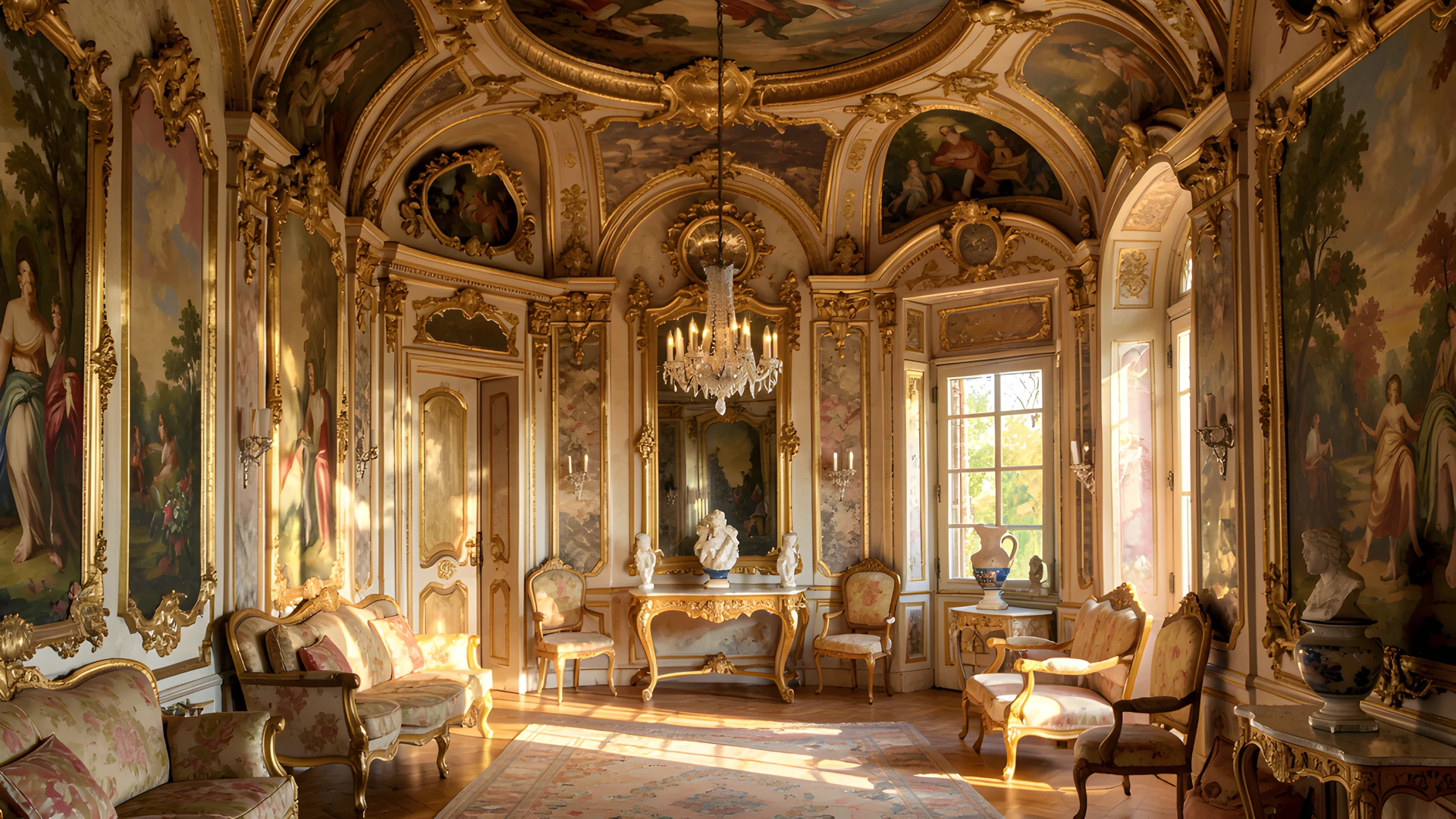 Baroque Palace Interior