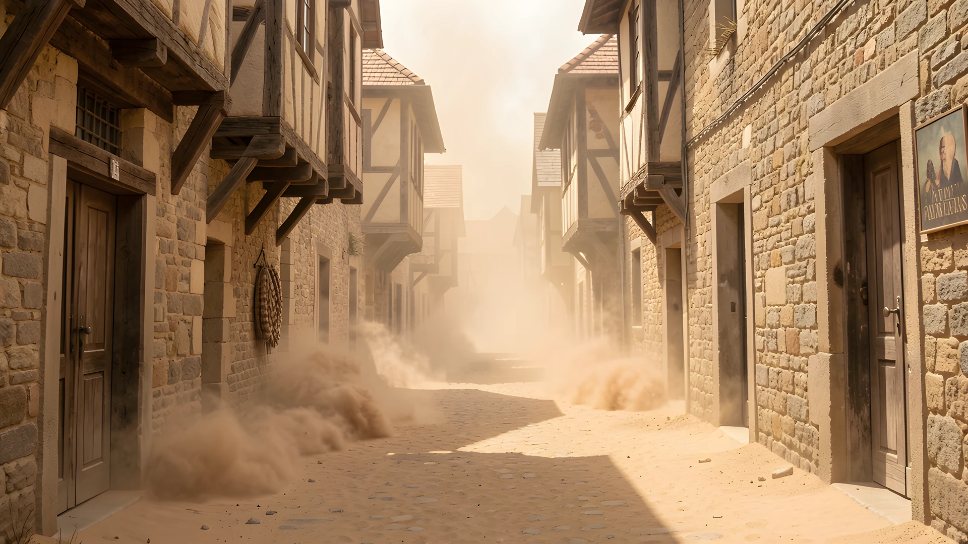 Twilight European Alley