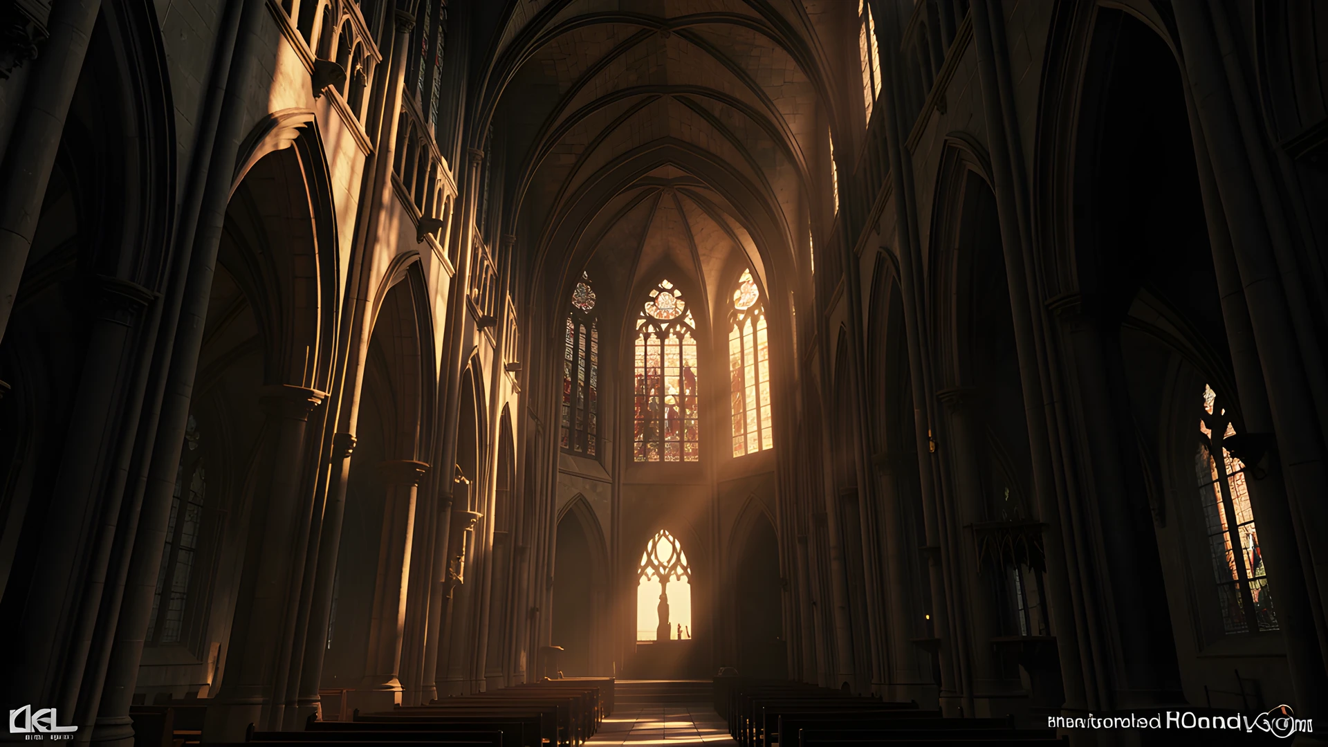 Gothic Cathedral Dawn