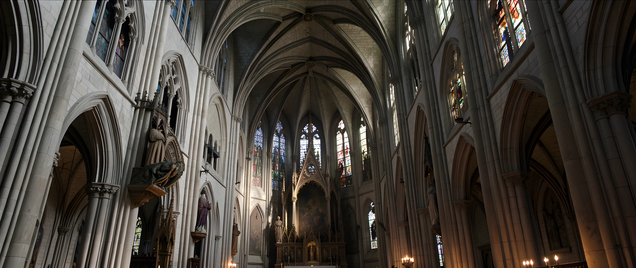 Gothic Cathedral Walls