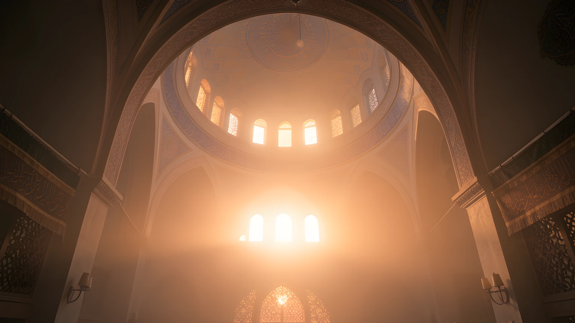 Misty Mosque Dome