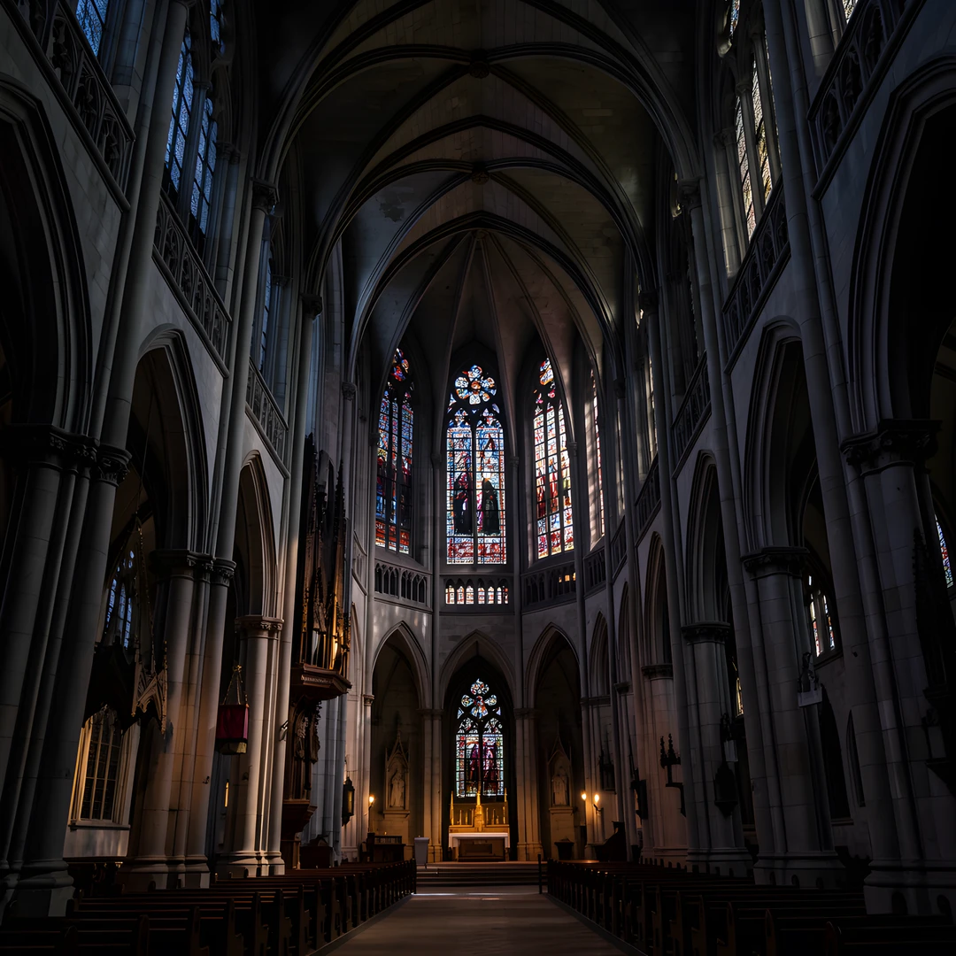 Gothic Cathedral Night