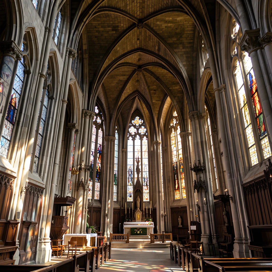 Gothic Church Interior