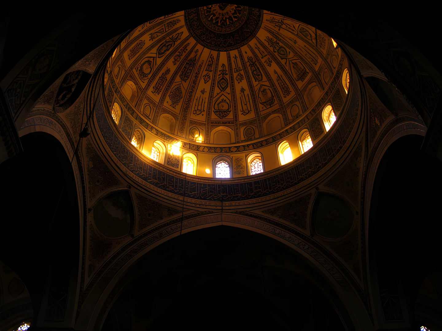 Golden Mosque Interior