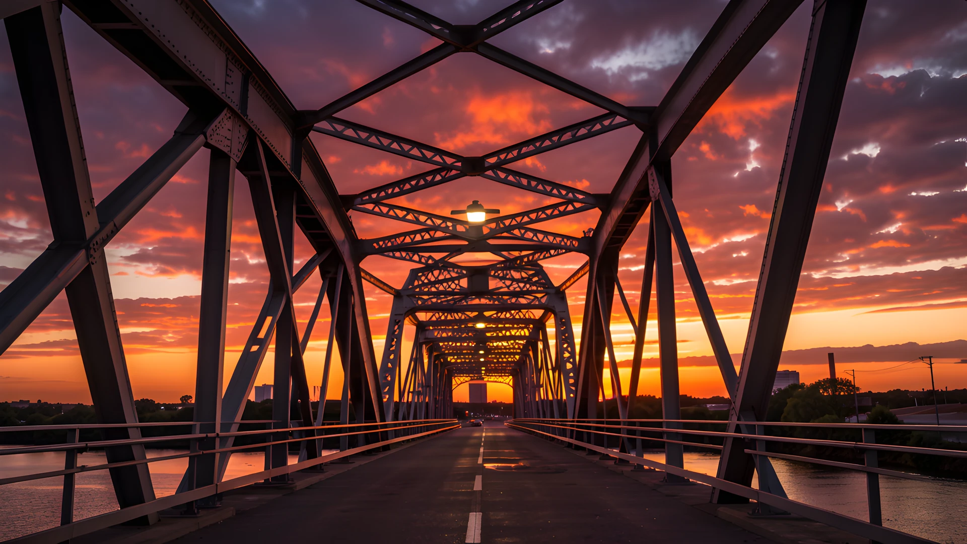 Golden Bridge Lights